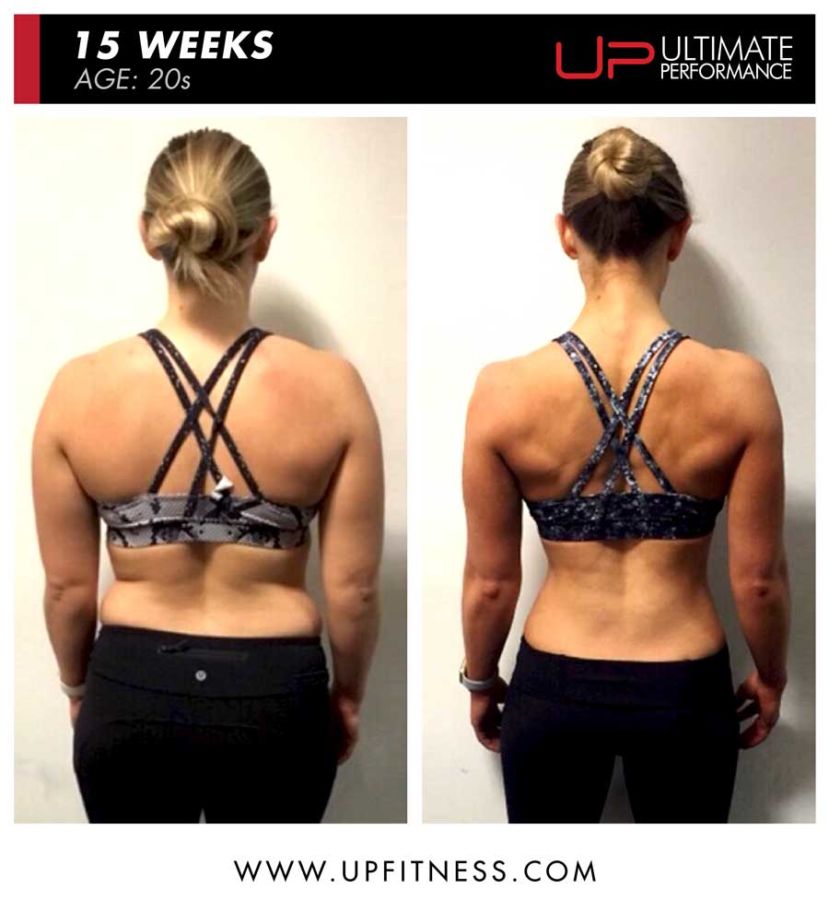 Carolyn-weight-loss-transformation-15-week-ultimate-performance-back | Ultimate Performance | Ultimate Performance