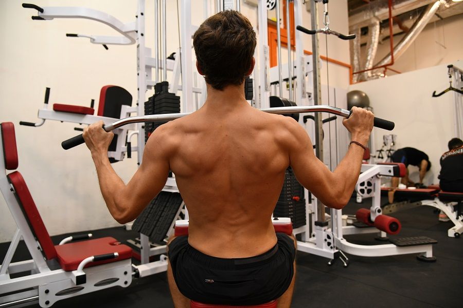 Gonzalo-in-the-gym-lat-pulldown | Ultimate Performance | Ultimate Performance