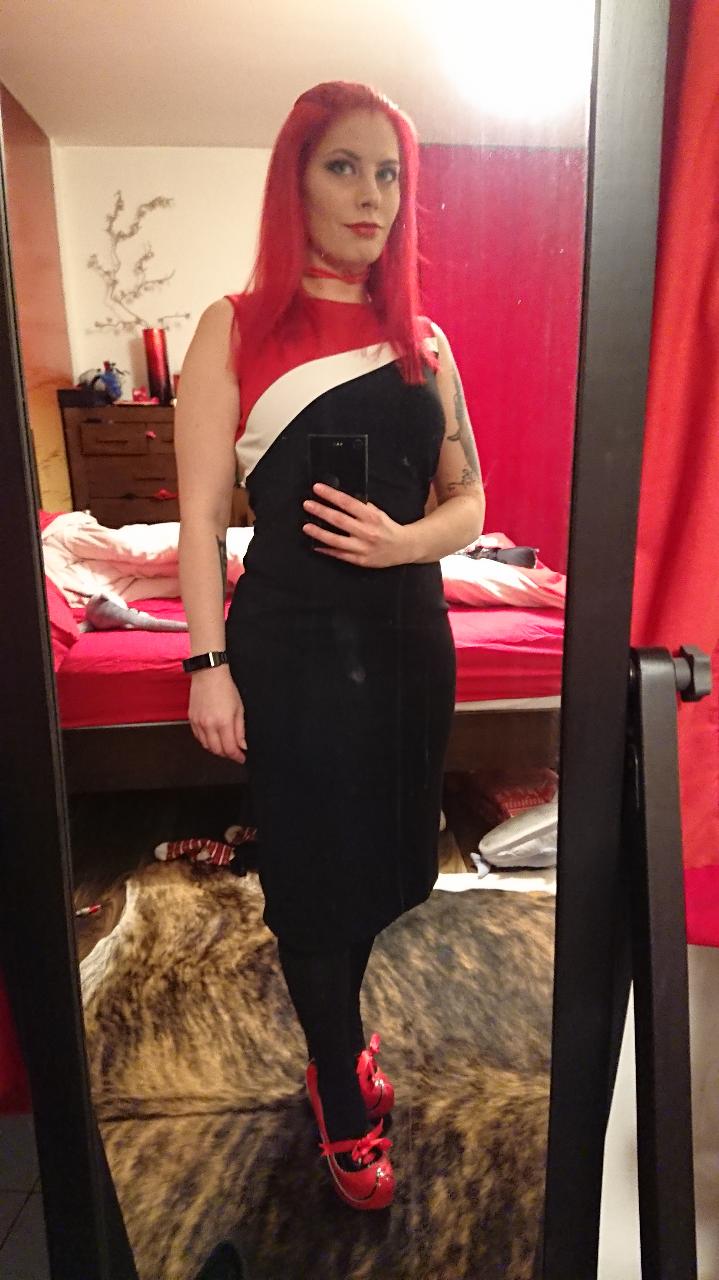 Katherine feeling confident in a dress after her UP transformation