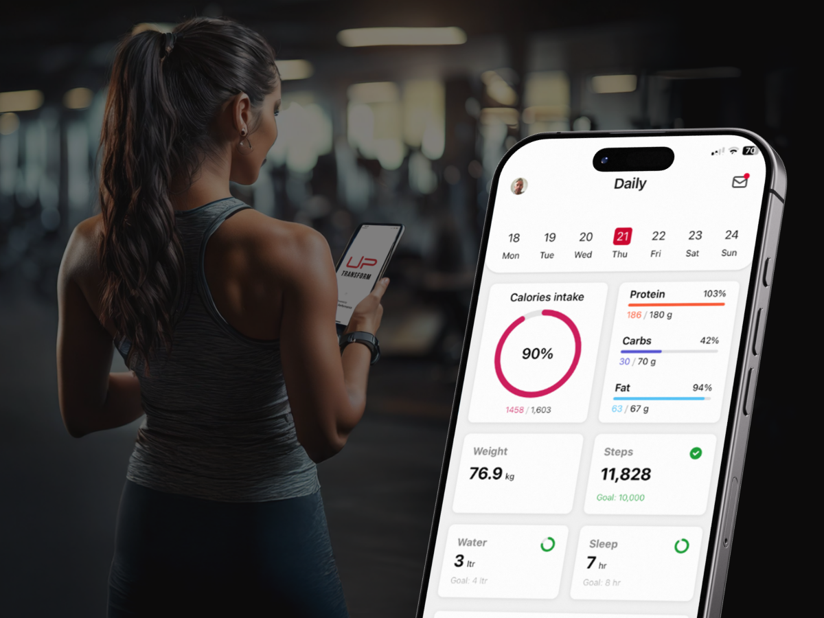 Up Transorm App to Stay Accountable | Ultimate Performance | Ultimate Performance